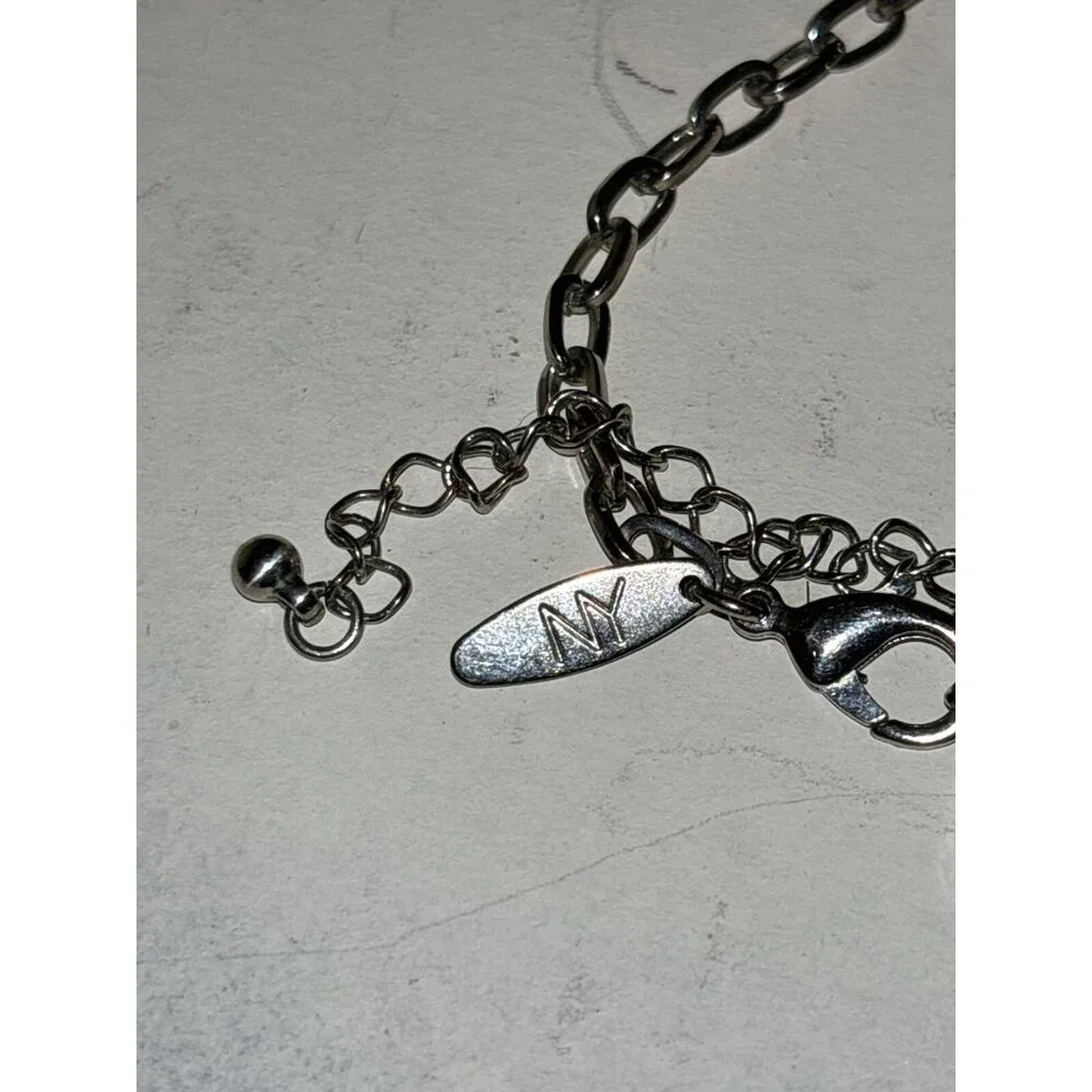 Multi-Color NY Statement‎ Necklace With Beaded Accents & Adjustable Chain